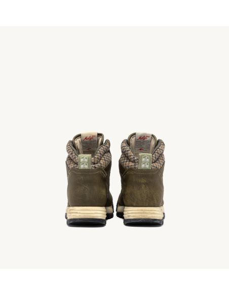 SNEAKERS MALGA NABUK ET MESH MOSSTONE