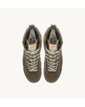 MALGA NABUK AND MESH MOSSTONE SNEAKERS