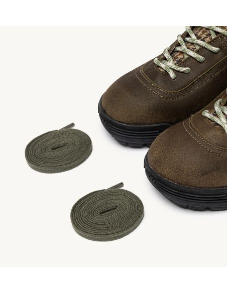 SNEAKERS MALGA NABUK ET MESH MOSSTONE