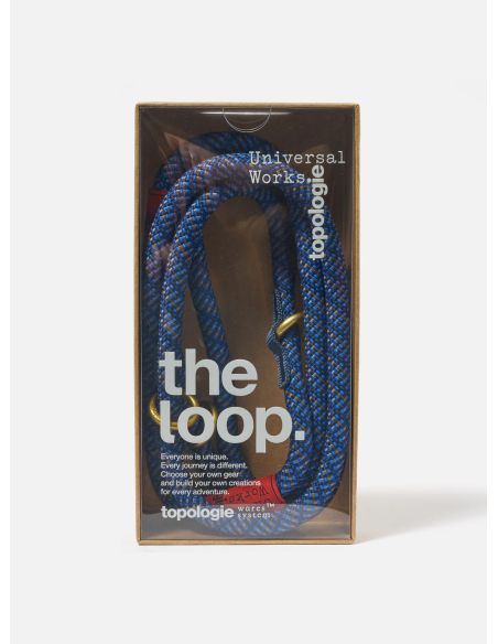 BOUCLE DE CORDE SAC TOPOLOGIE x UNIVERSAL WORKS BLEU MARINE DE 10MM