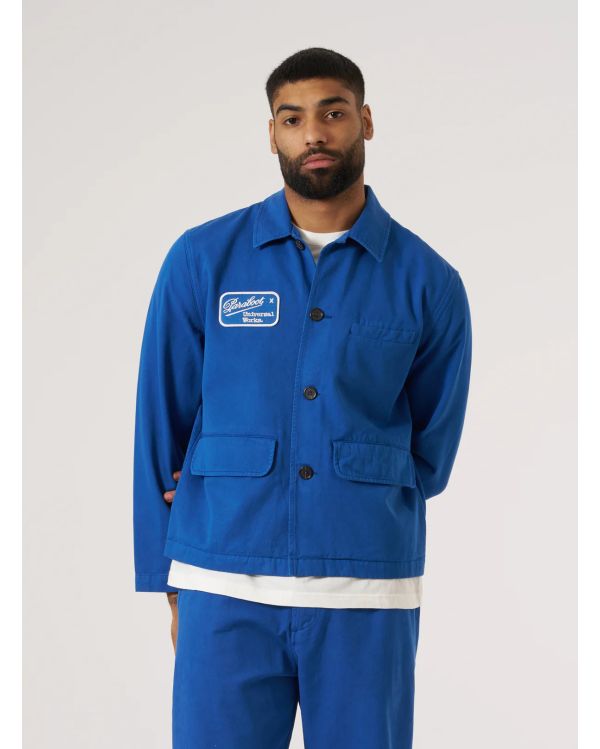 PARABOOT x UNIVERSAL WORKS DEREK JACKET WARMUS BLUE