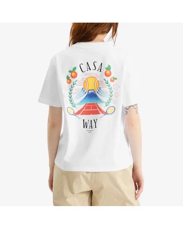 TSHIRT CASA WAY MOUNTAIN BLANC 2