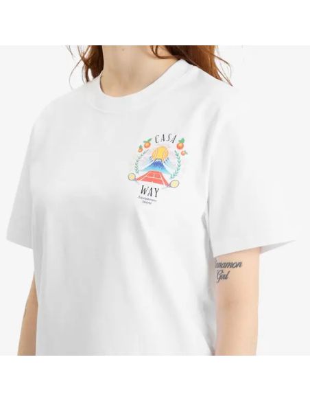 CASA WAY MOUNTAIN TSHIRT WHITE