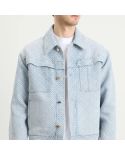 VESTE EN JEAN MONOGRAMMÉE