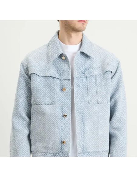 VESTE EN JEAN MONOGRAMMÉE