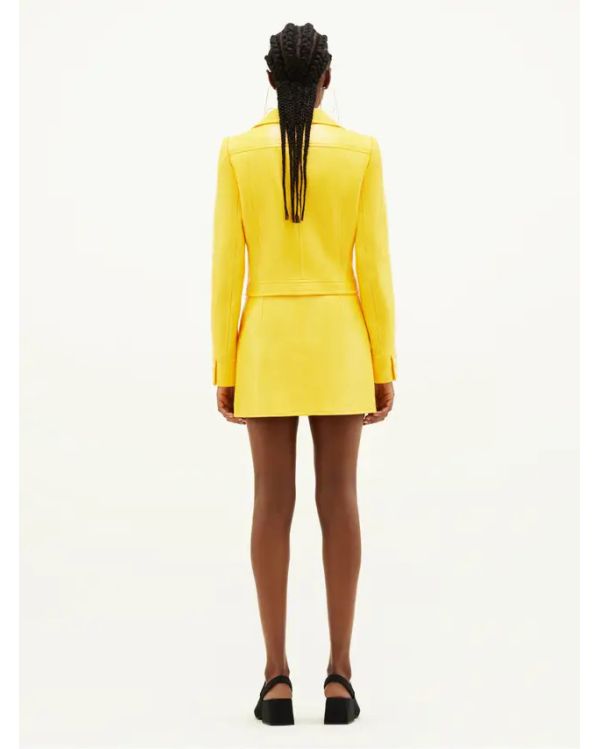 VESTE REEDITION VINYLE JAUNE