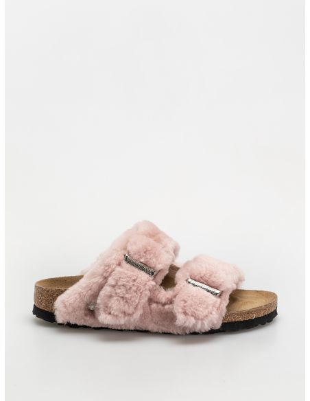 ARIZONA SANDALS SHEARLING COVER UPPER CRYSTAL ROSE