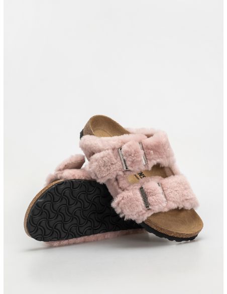 ARIZONA SANDALS SHEARLING COVER UPPER CRYSTAL ROSE