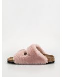 ARIZONA SANDALS SHEARLING COVER UPPER CRYSTAL ROSE