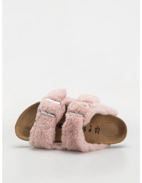 ARIZONA SANDALS SHEARLING COVER UPPER CRYSTAL ROSE