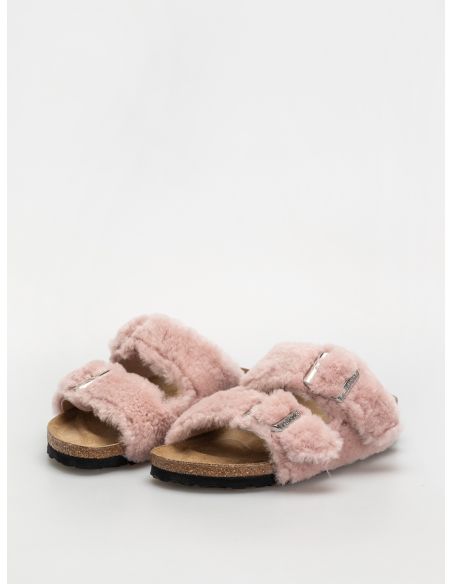 SANDALES ARIZONA SHEARLING COVER UPPER CRYSTAL ROSE