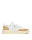WOMEN'S MEDALIST SNEAKERS WHITE AND ECRU