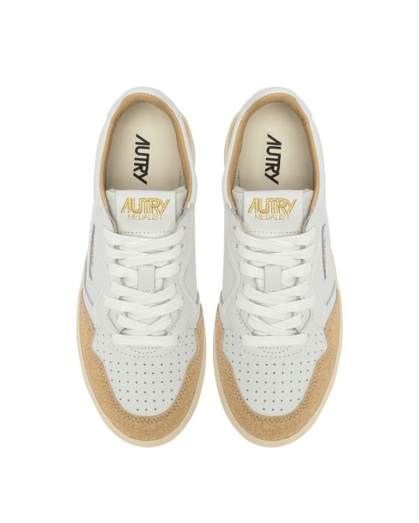 SNEAKERS MEDALIST FEMME BLANC ET ECRU