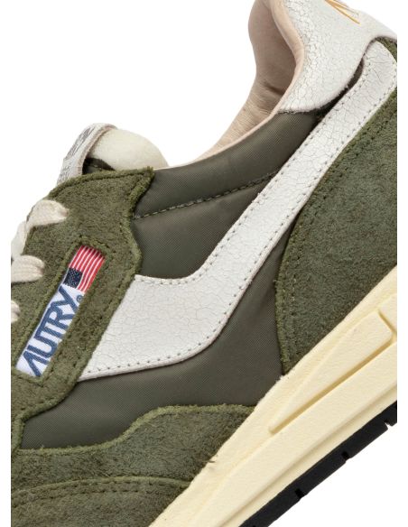 REELWIND MEN'S WHITE AND SAGE SNEAKERS