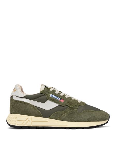REELWIND MEN'S WHITE AND SAGE SNEAKERS