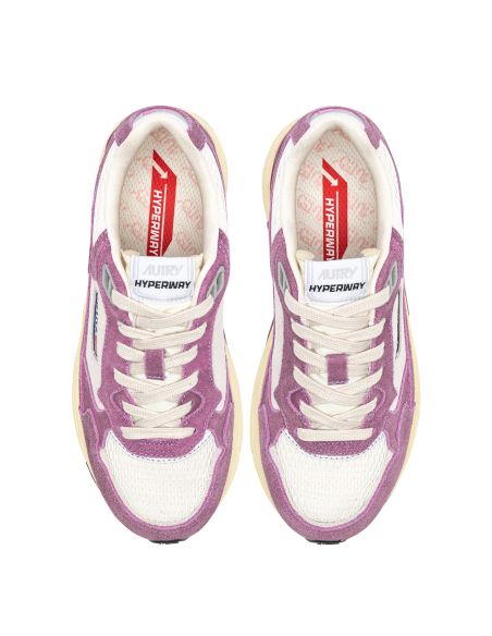 HYPERWAY WOMEN'S PURPLE AND SILVER SNEAKERS