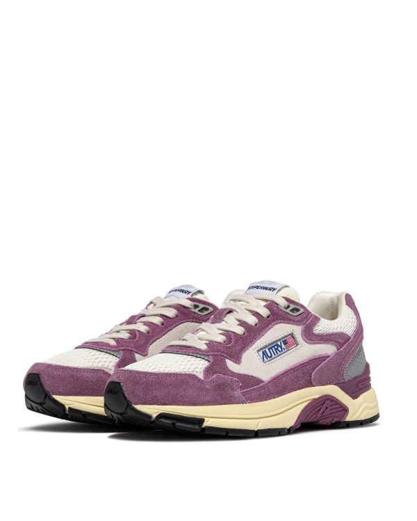 HYPERWAY WOMEN'S PURPLE AND SILVER SNEAKERS 2