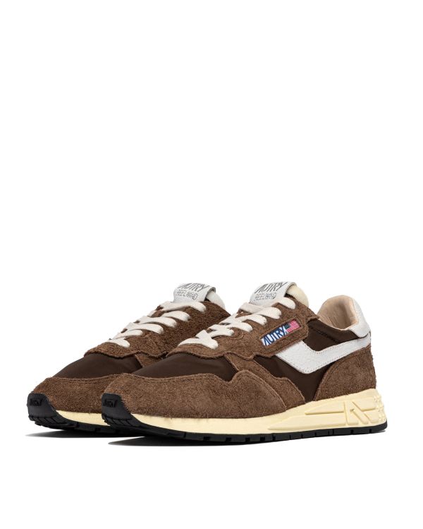 SNEAKERS REELWIND HOMME BLANC ET BRUN 2