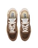 SNEAKERS REELWIND HOMME BLANC ET BRUN