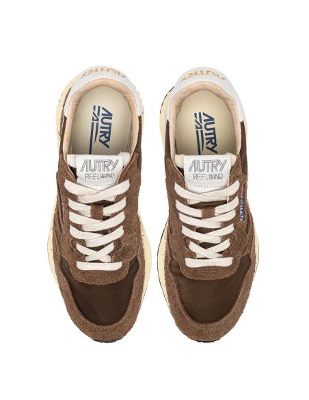 SNEAKERS REELWIND HOMME BLANC ET BRUN