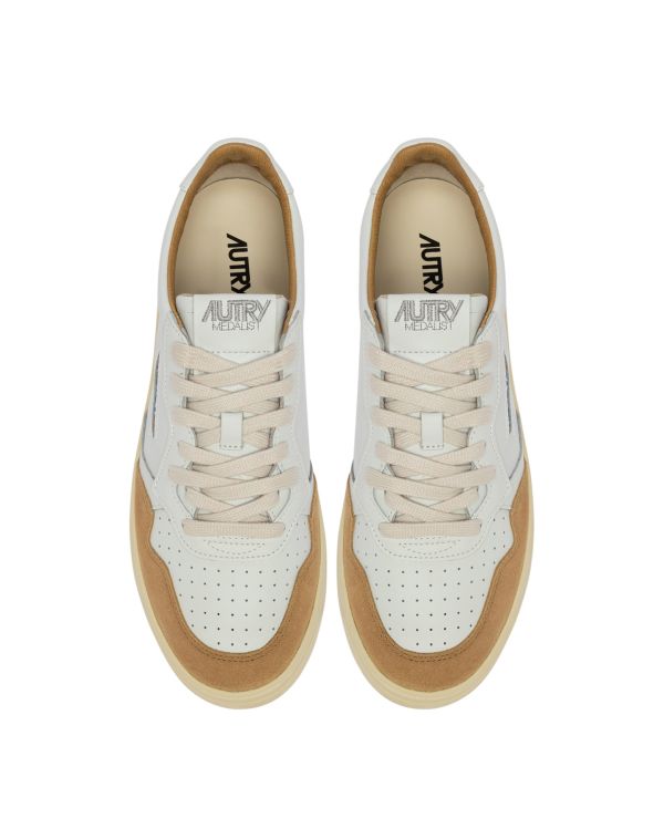 SNEAKERS MEDALIST LOW WOMAN WHITE COPPER