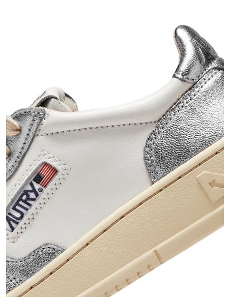 SNEAKERS MEDALIST LOW WOMAN WHITE SILVER