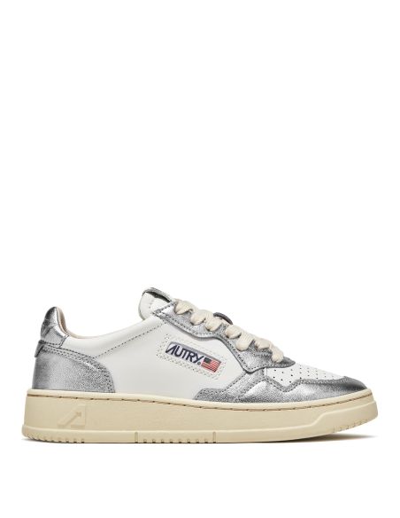 SNEAKERS MEDALIST LOW WOMAN WHITE SILVER