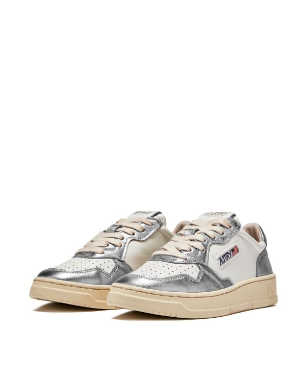 SNEAKERS MEDALIST LOW WOMAN WHITE SILVER 2