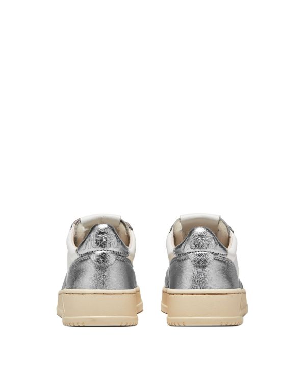 SNEAKERS MEDALIST LOW FEMME WHITE SILVER