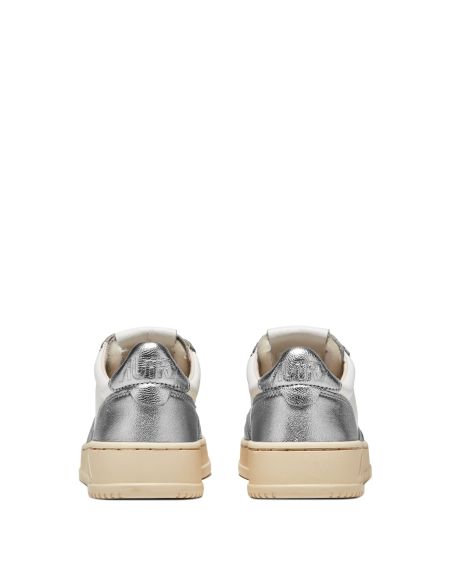 SNEAKERS MEDALIST LOW FEMME WHITE SILVER