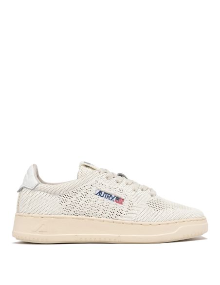 SNEAKERS EASEKNIT LOW MAN WHITE IVORY
