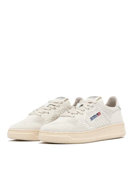 SNEAKERS EASEKNIT LOW MAN WHITE IVORY