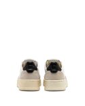 SNEAKERS MEDALIST HOMME BLANC ET NOIR DAIM BEIGE