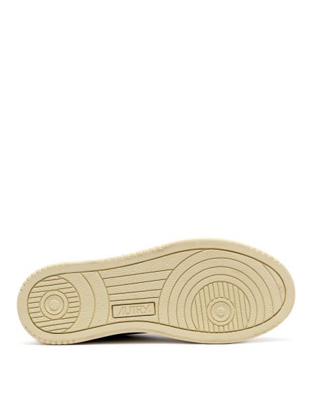SNEAKERS MEDALIST HOMME BLANC ET NOIR DAIM BEIGE