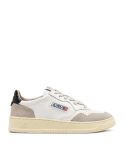 SNEAKERS MEDALIST HOMME BLANC ET NOIR DAIM BEIGE