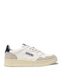 SNEAKERS MEDALIST HOMME BLANC ET BLEU DAIM BEIGE
