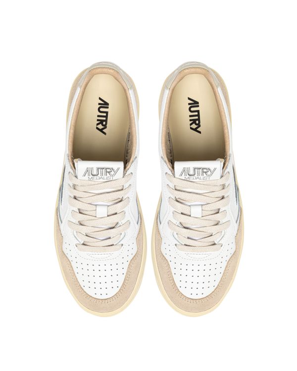 SNEAKERS MEDALIST LOW WOMAN WHITE PELICAN