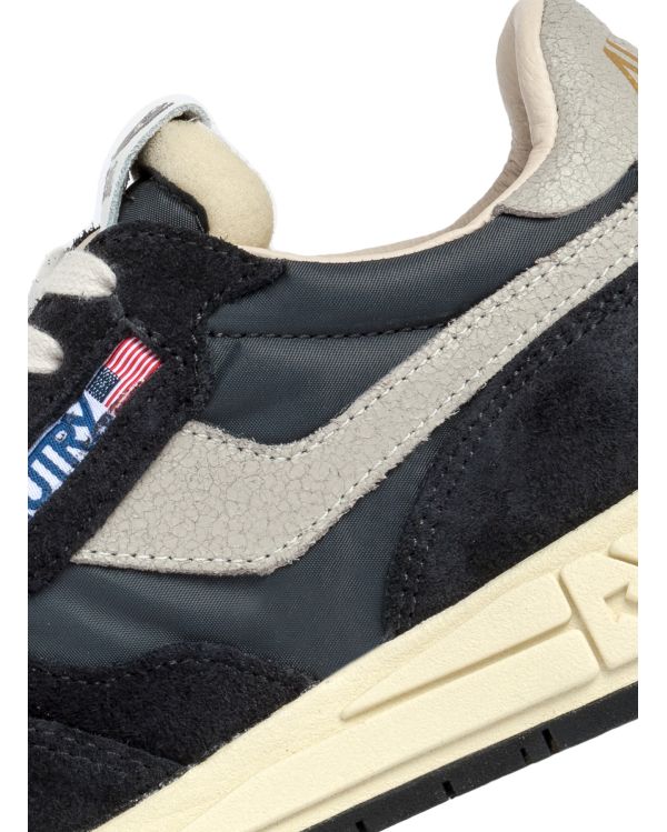SNEAKERS REELWIND LOW HOMME BLANC NOIR