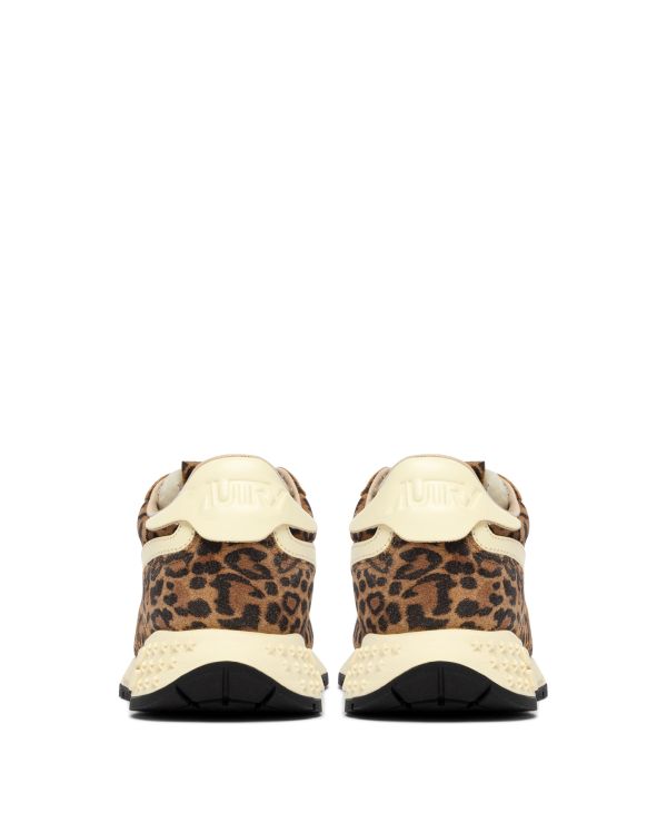 SNEAKERS REELWIND LOW FEMME LIGHT LEOPARD RUTABAGA