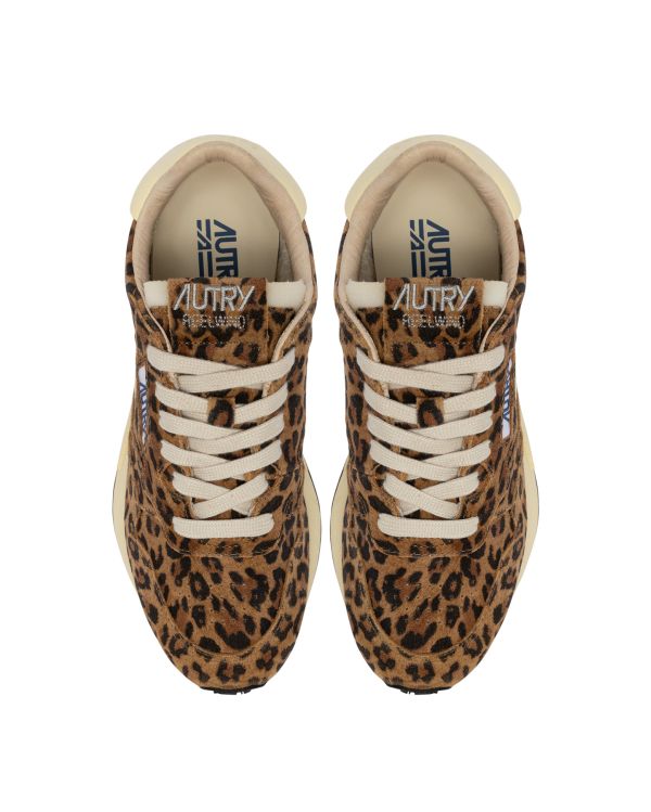 SNEAKERS REELWIND LOW WOMAN LIGHT LEOPARD RUTABAGA