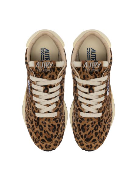 SNEAKERS REELWIND LOW WOMAN LIGHT LEOPARD RUTABAGA