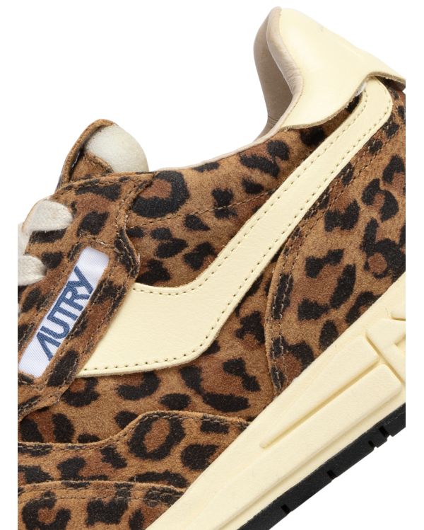 SNEAKERS REELWIND LOW WOMAN LIGHT LEOPARD RUTABAGA