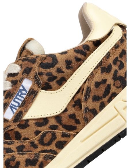 SNEAKERS REELWIND LOW FEMME LIGHT LEOPARD RUTABAGA