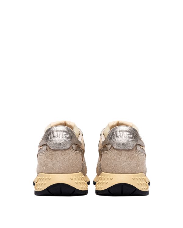 SNEAKERS REELWIND LOW FEMME ECRU PLATINE