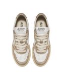SNEAKERS MEDALIST LOW FEMME BLANC PLATINE