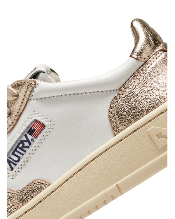 SNEAKERS MEDALIST LOW WOMAN WHITE PLATINUM