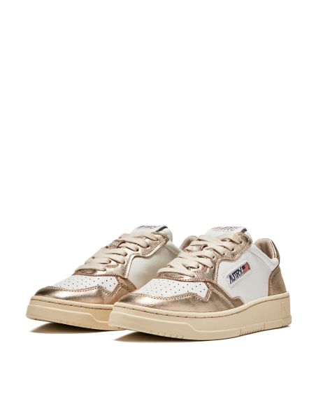 SNEAKERS MEDALIST LOW WOMAN WHITE PLATINUM