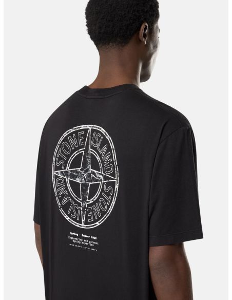 TSHIRT IMPRIMÉ STONE 2100001 NOIR