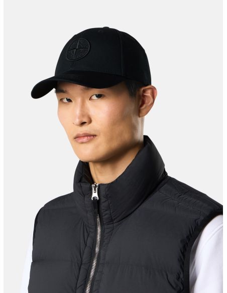 CASQUETTE BASEBALL COTON REPS NOIR