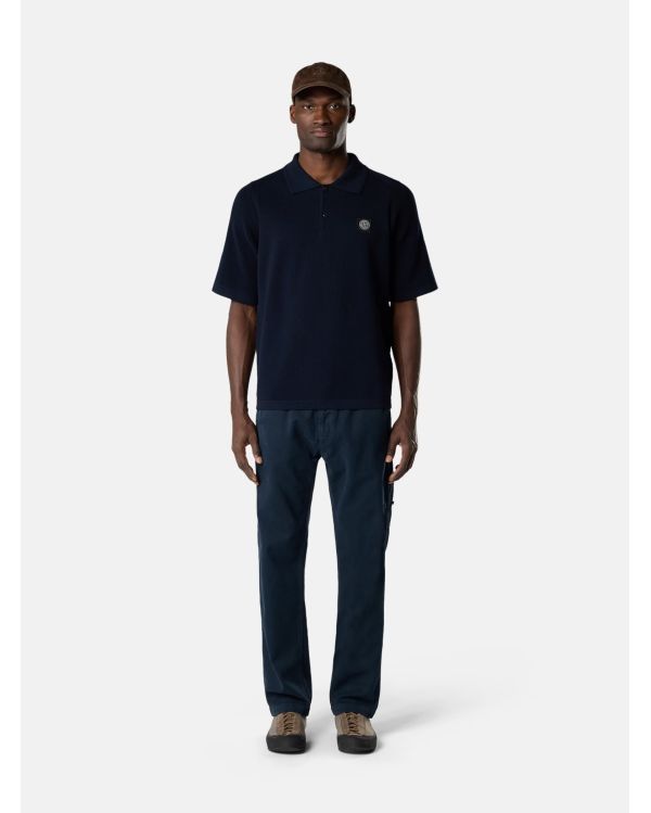 SHORT-SLEEVED POLO SHIRT 5100030 NAVY BLUE